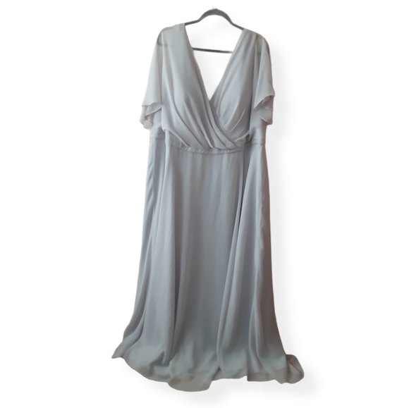 AW Bridal Light Silver bridesmaids Dress - Picture 4 of 8